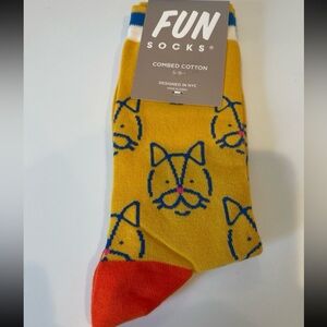 Cat Patterned Fun Socks for Women